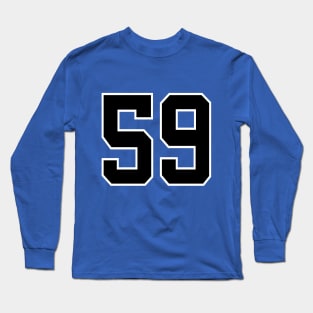 Number 59 Long Sleeve T-Shirt